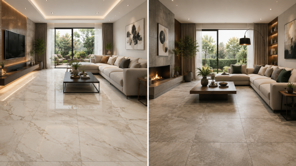 Tile Flooring Ideas for Living Room