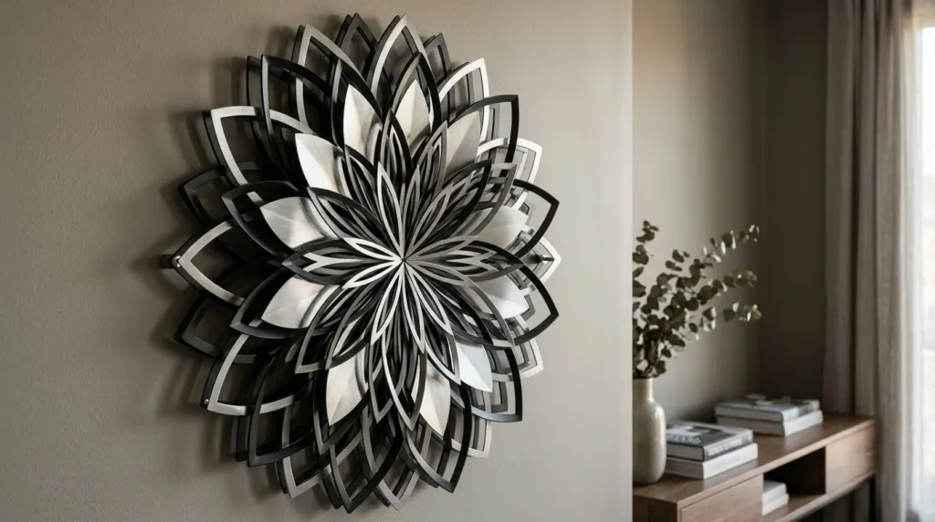 Abstract Metal Wall Decor