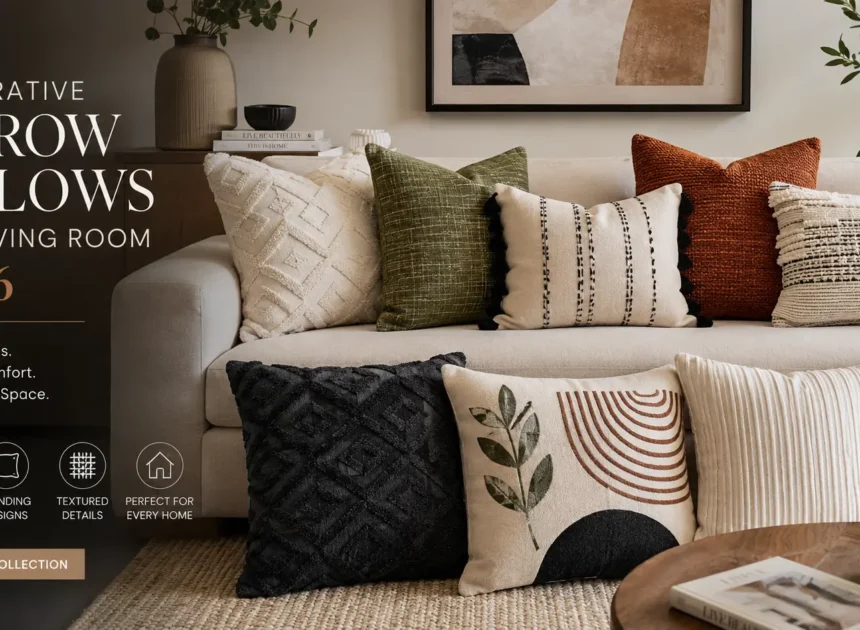 Best Decorative Throw Pillows for Living Room 2026