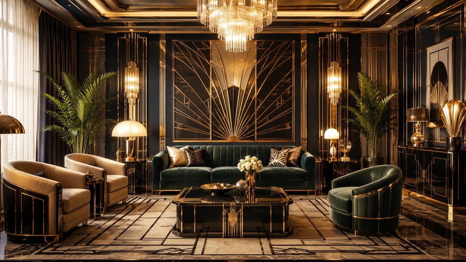 Art Deco Living Room: Ideas, Furniture & Design Tips 2026