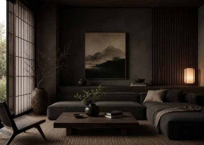 Dark Japandi Style: The Moody Interior Trend Taking Over Homes in 2026