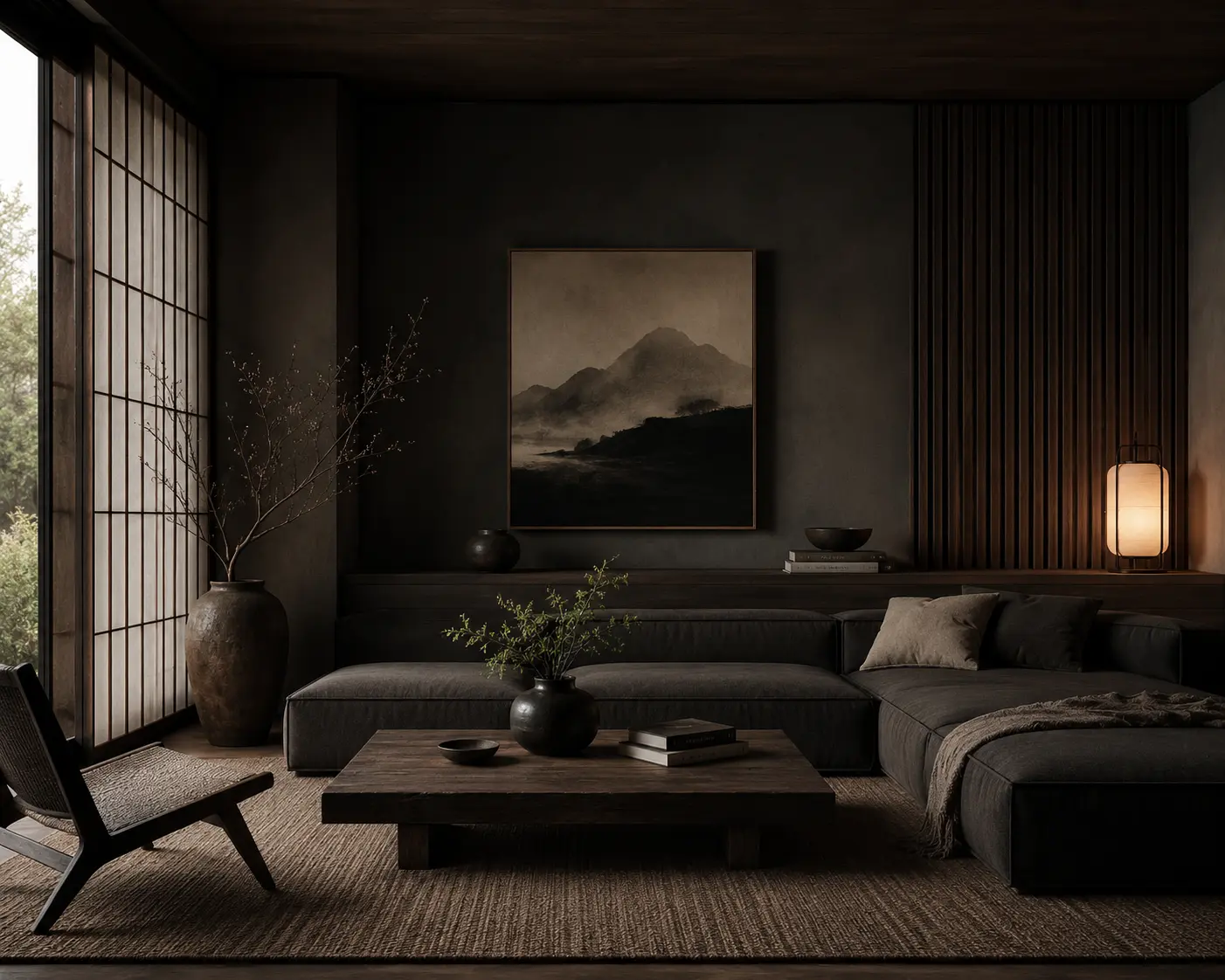 Dark Japandi Style: The Moody Interior Trend Taking Over Homes in 2026