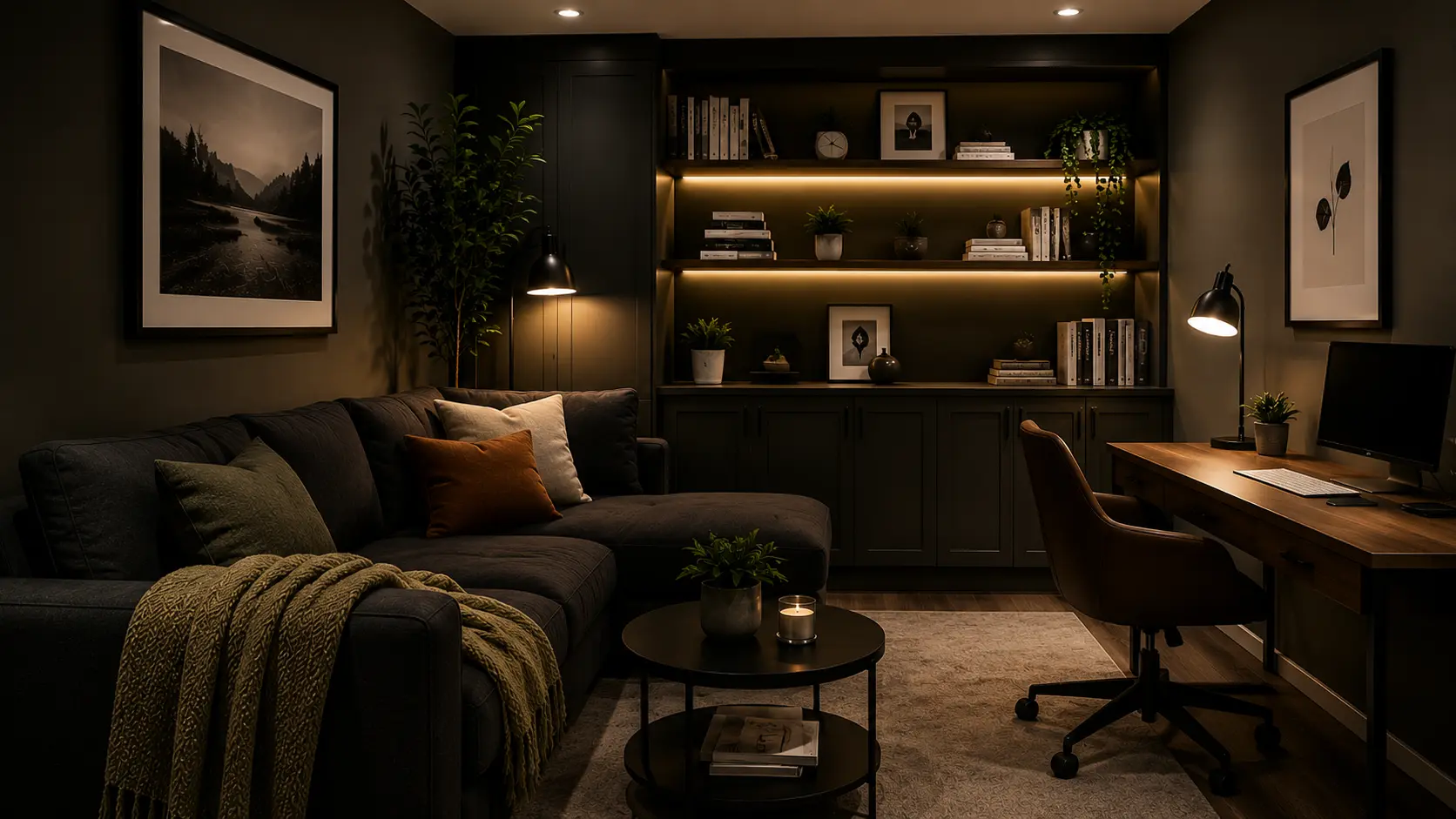 32 Small Den Room Design Ideas to Make a Tiny Space Feel Big